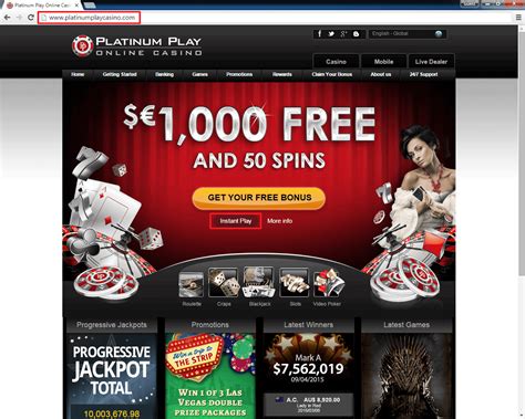 platinum play online casino login